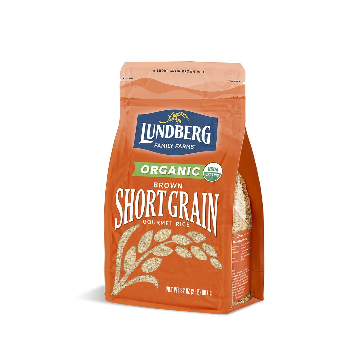 Lundberg Rice, Short Grain Brown, Organic, Gluten Free - Azure