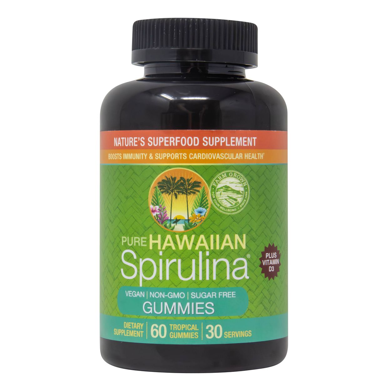 Nutrex Hawaii / MD Formulas Pure Hawaiian, Spirulina + Vitamin D3