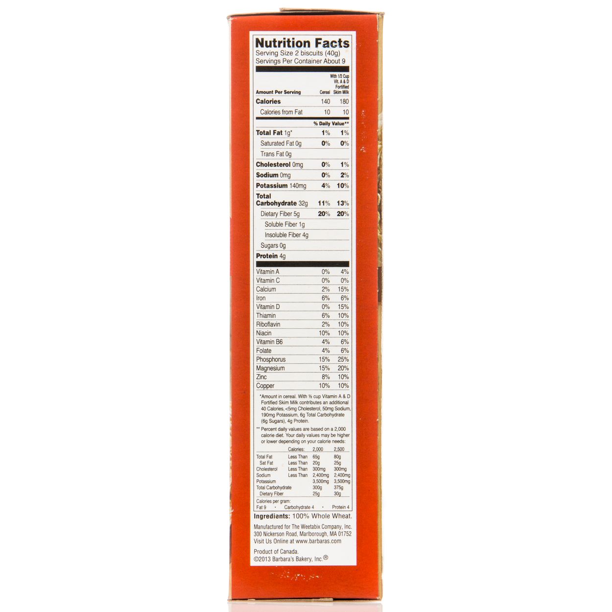 Barbara's Bakery Shredded Wheat, Original - Azure Standard