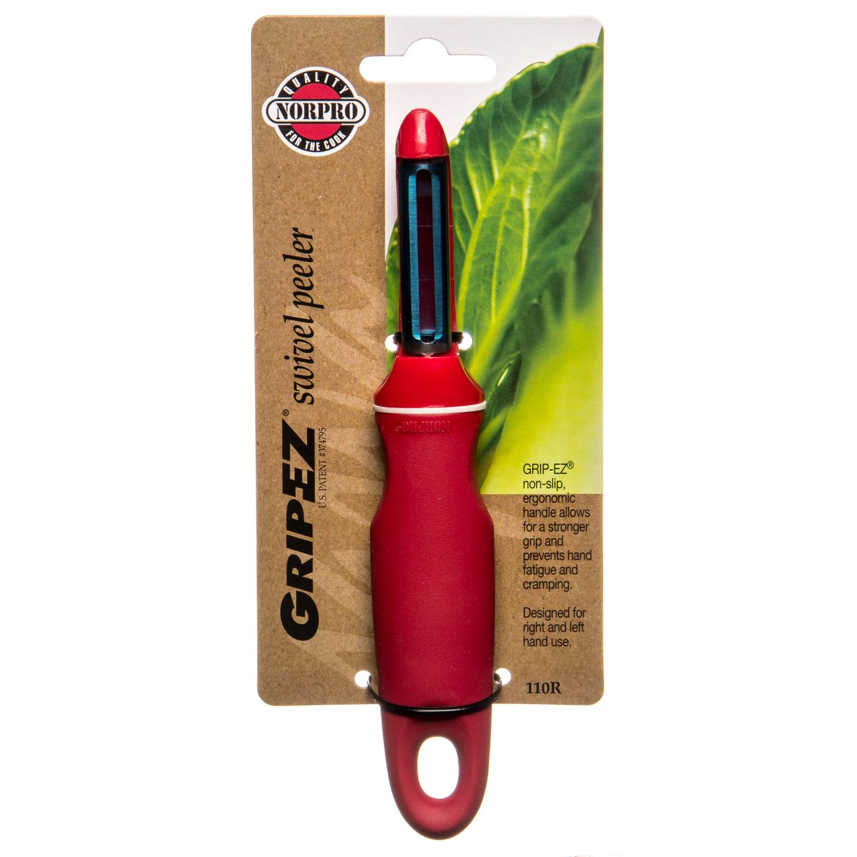 Norpro Grip-EZ Peeler – Comfort Handle, Sharp Blade, Dishwasher Safe