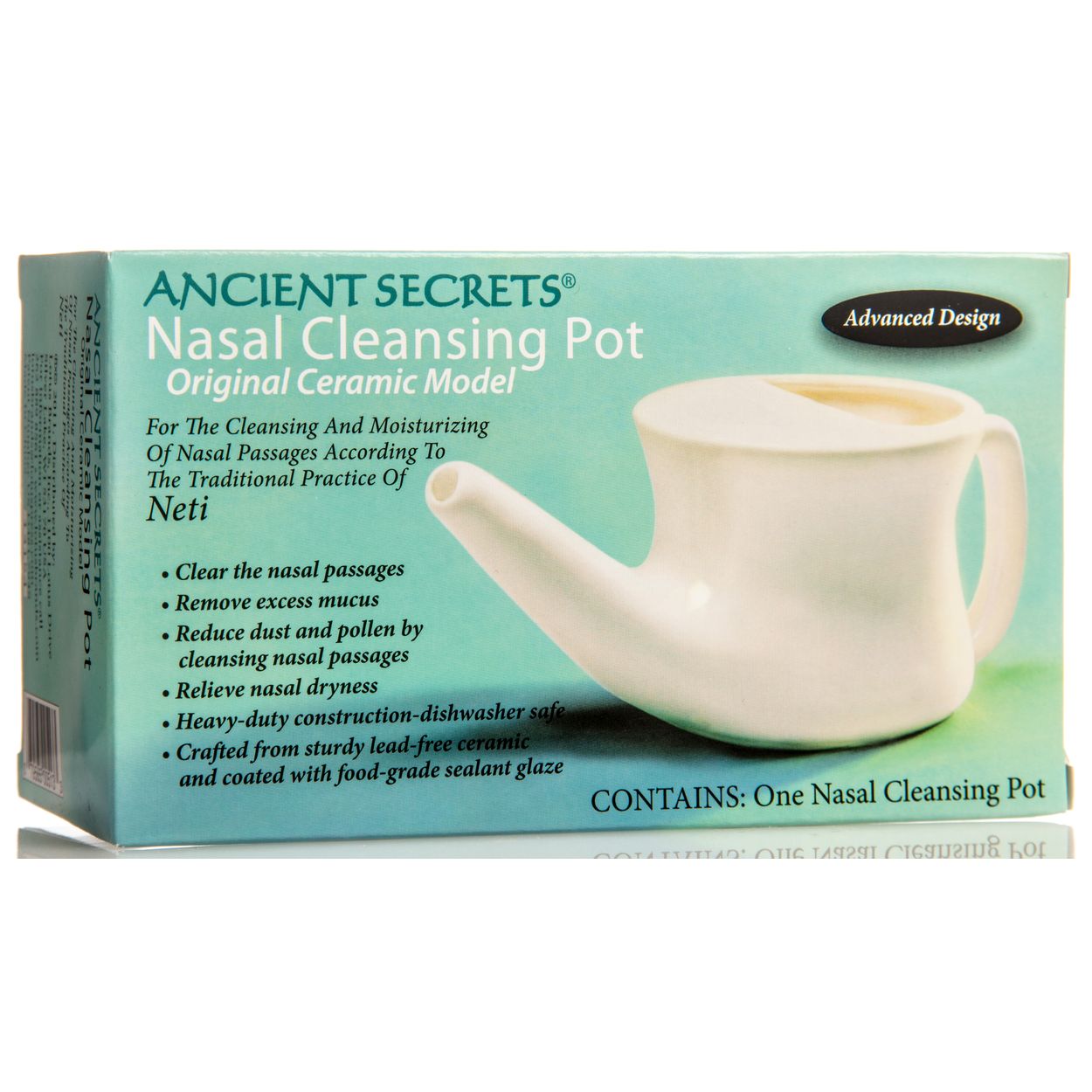 Ancient Secrets Nasal Cleansing Pot Azure Standard
