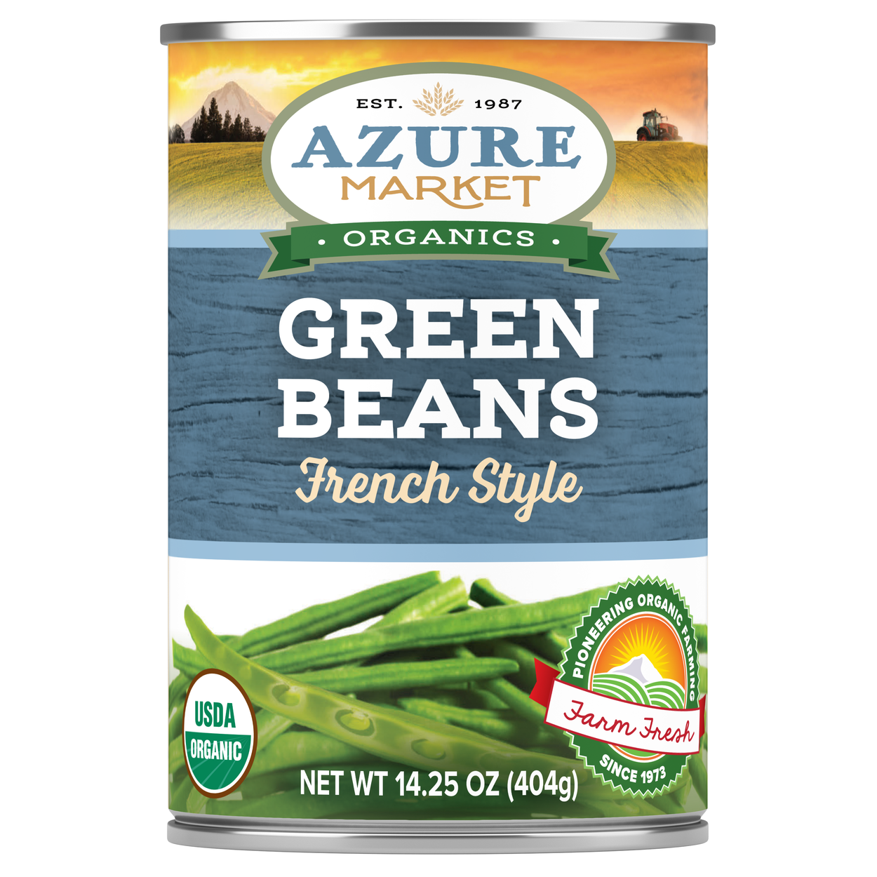 ※bean出品 Azure Market Organics Green Beans, French Style, Organic - Azure