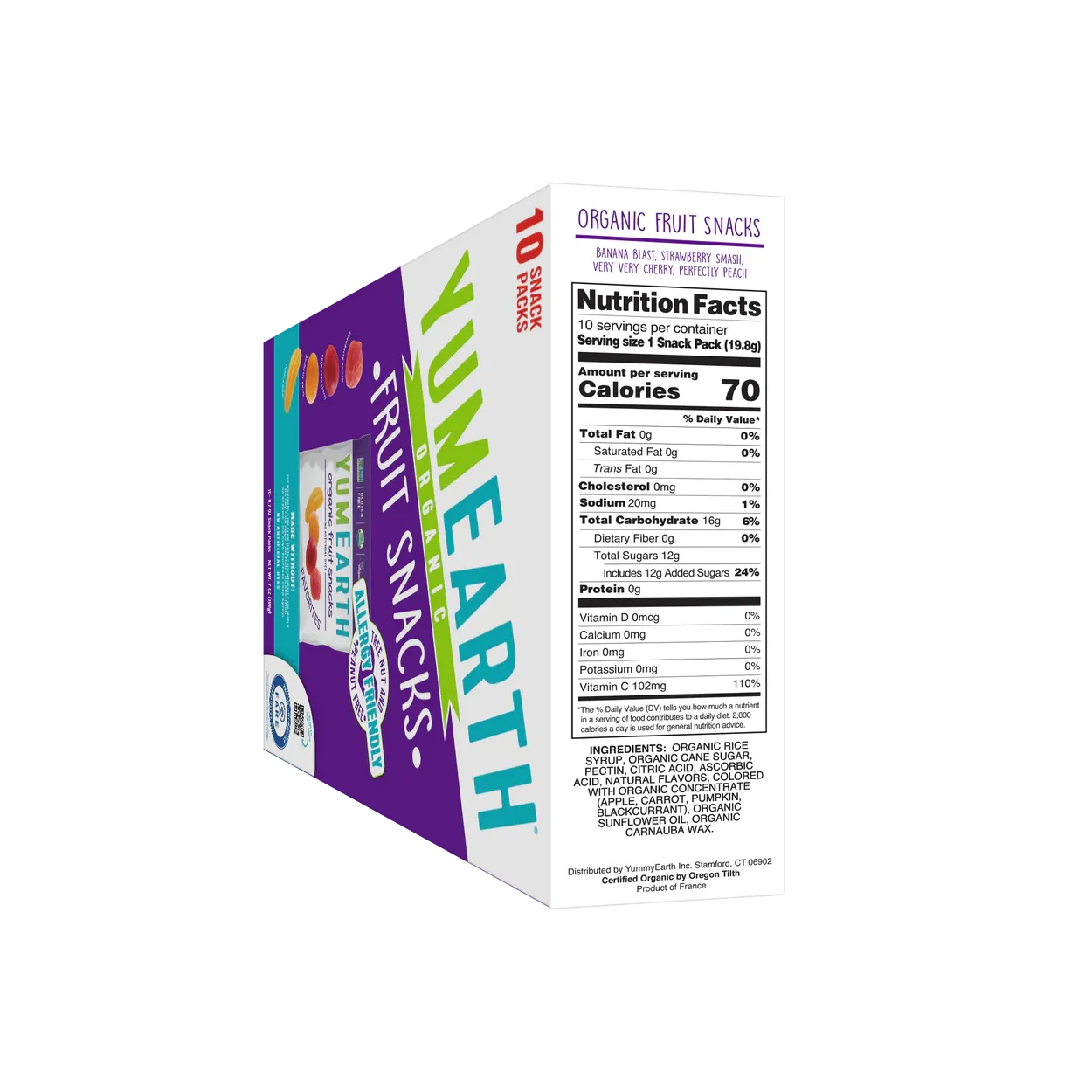 Yum Earth Fruit Snacks, Snack Pack, Organic - Azure Standard