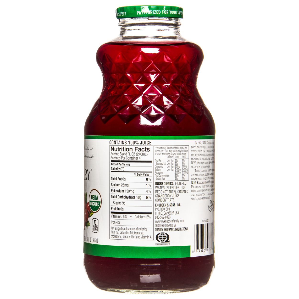 Knudsen Just Cranberry, Organic - Azure Standard