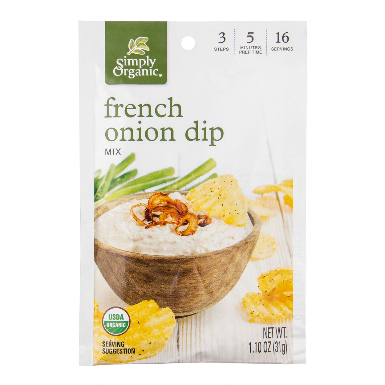 Simply Organic French Onion Dip Mix, Organic - Azure Standard