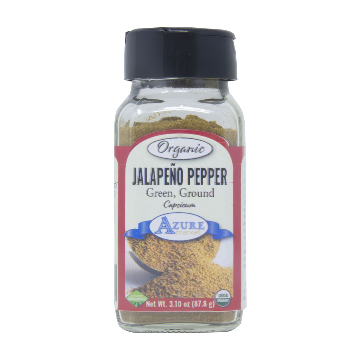 Azure Market Organics Green Jalapeno Pepper, Ground, Organic