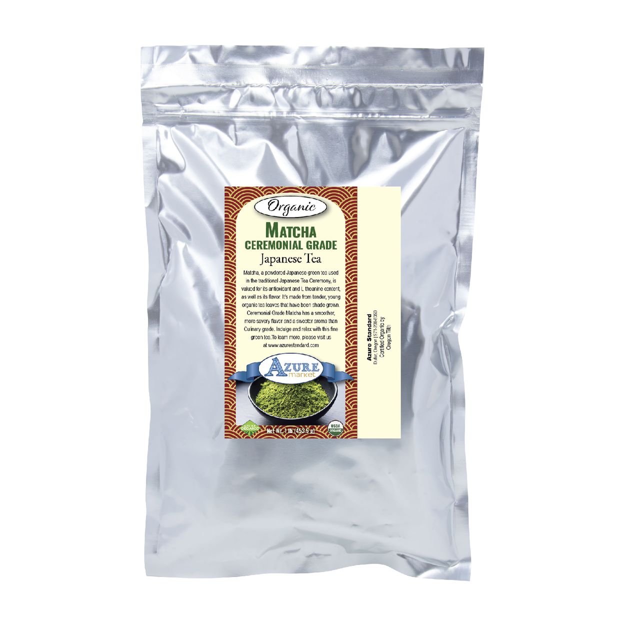 Azure Market Organics Matcha, Ceremonial Grade, Organic - Azure