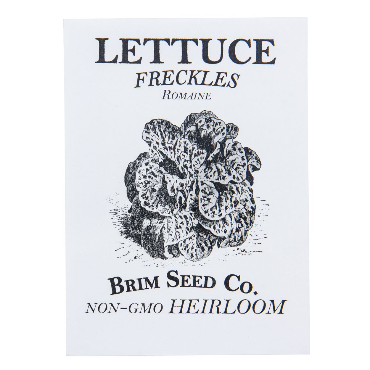 Brim Seed Co. Lettuce, Romaine Freckles Heirloom Seed - Azure Standard
