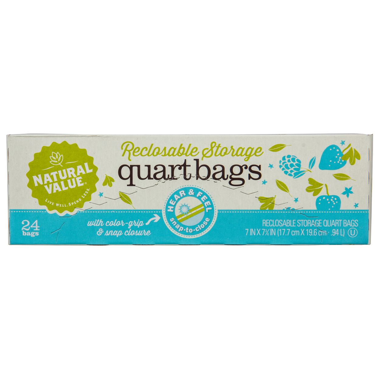 Natural Value Quart Storage Bags - Azure Standard