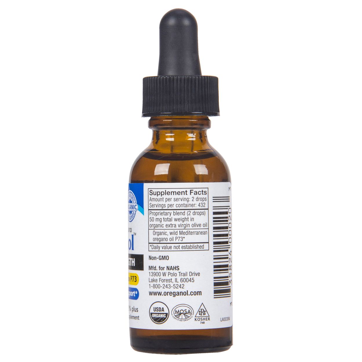 North American Herb & Spice Oreganol Oil of Oregano, Super