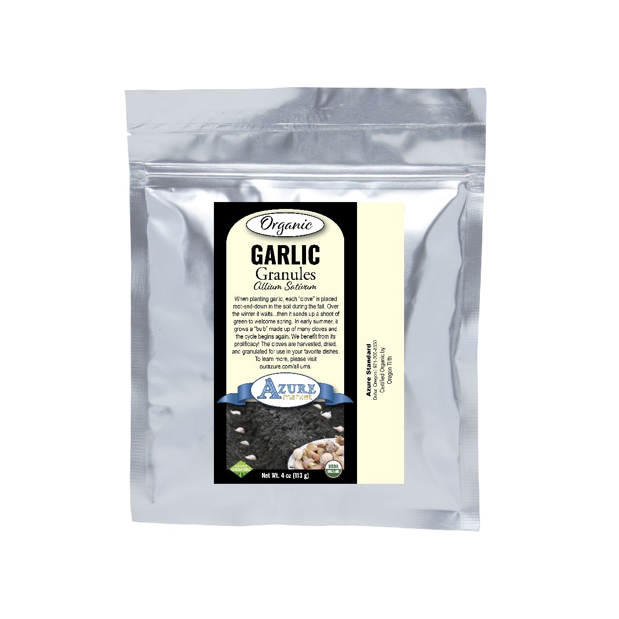 Azure Market Organics Garlic Granules, Organic - Azure Standard
