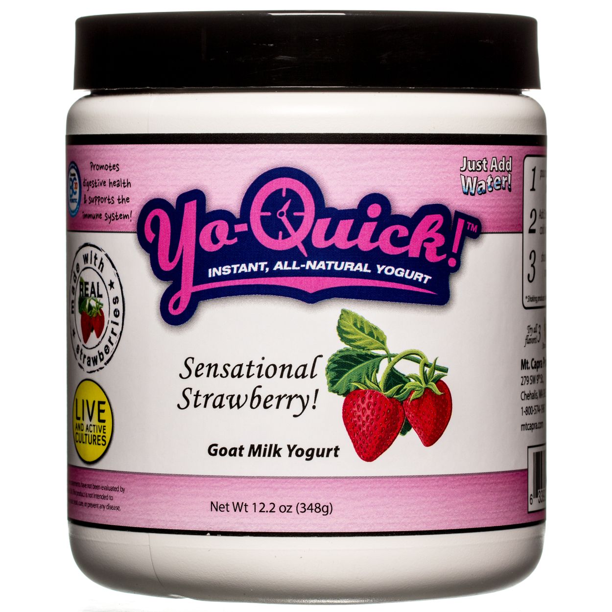Mt. Capra Yo-Quick, Instant Goat Milk Yogurt, Sensational