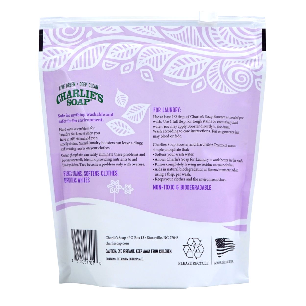Charlie S Soap Laundry Booster Hard Water Treatment Azure Standard