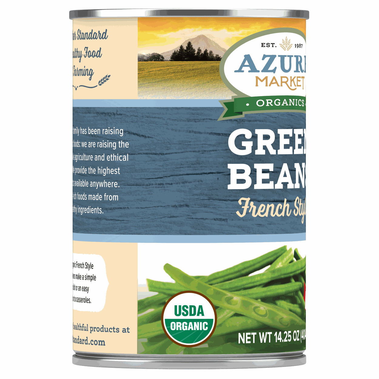 Azure Market Organics Green Beans, French Style, Organic - Azure