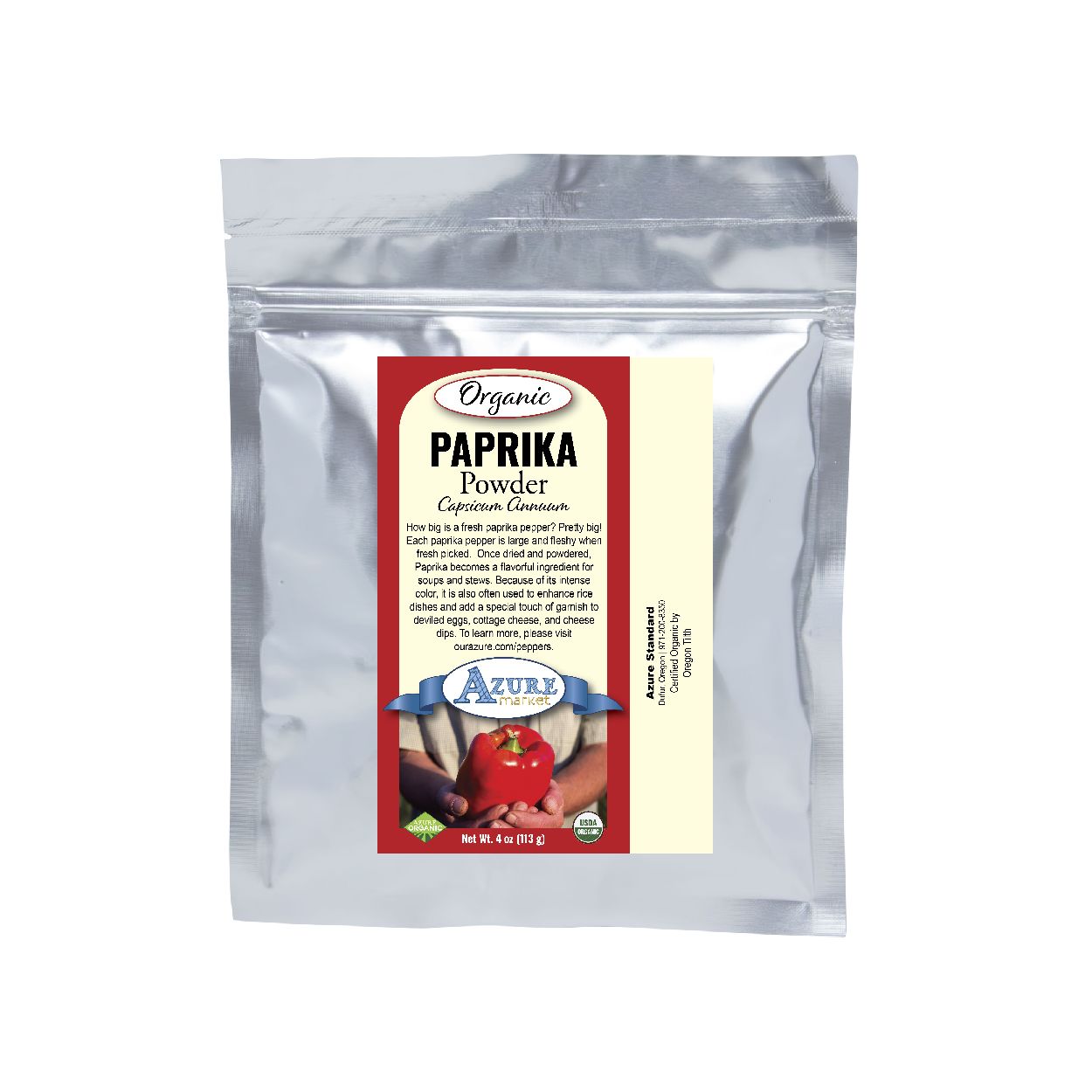 Azure Market Organics Paprika Powder, Organic - Azure Standard