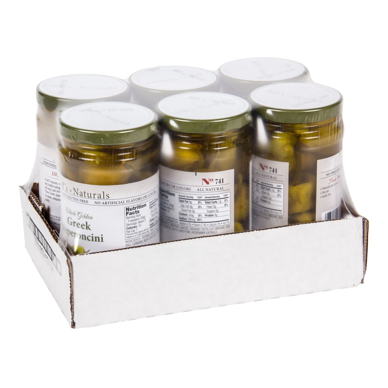 Jeff's Garden Golden Greek Peperoncini, Whole - Azure Standard