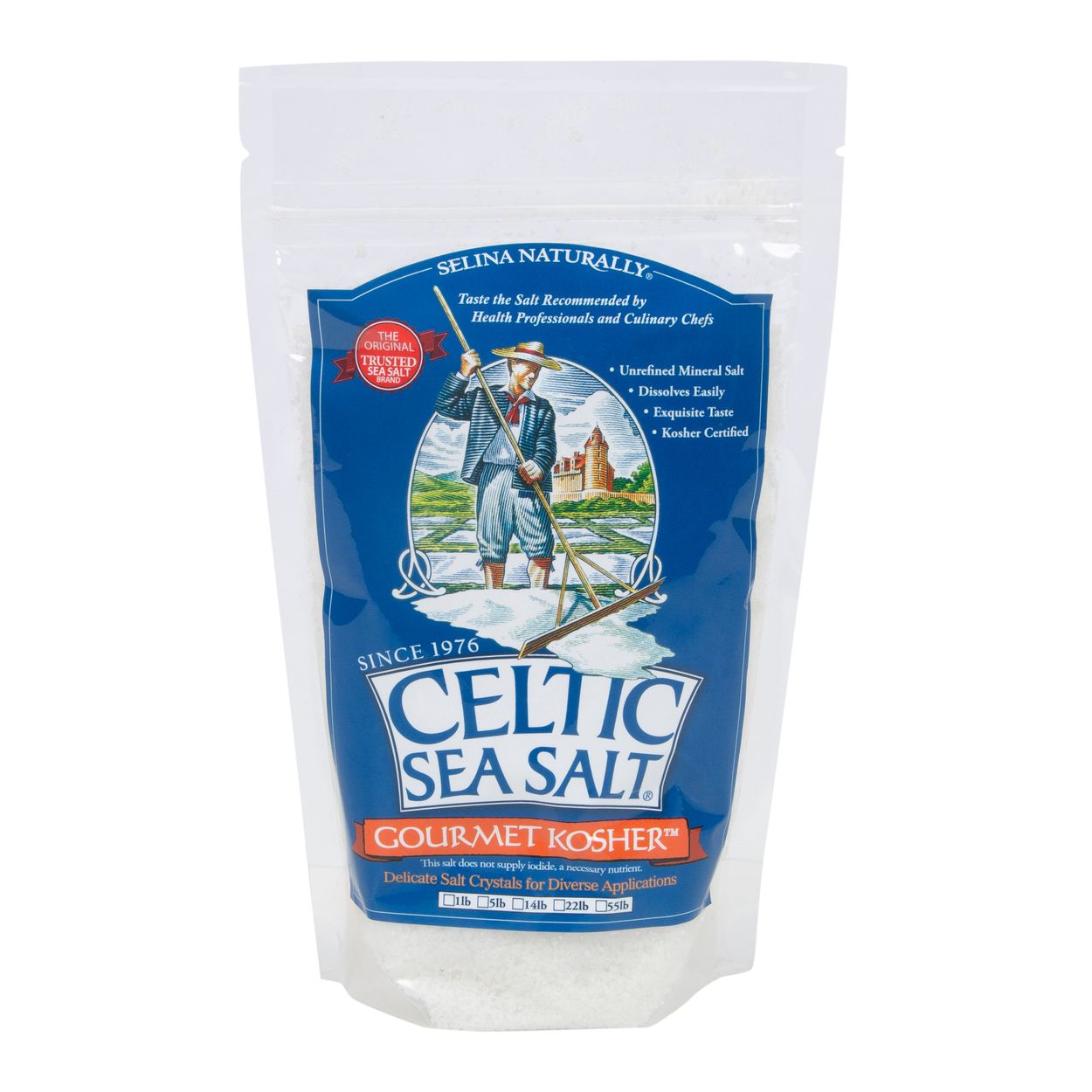 Celtic Sea Salt Celtic Sea Salt, Gourmet Kosher - Azure Standard