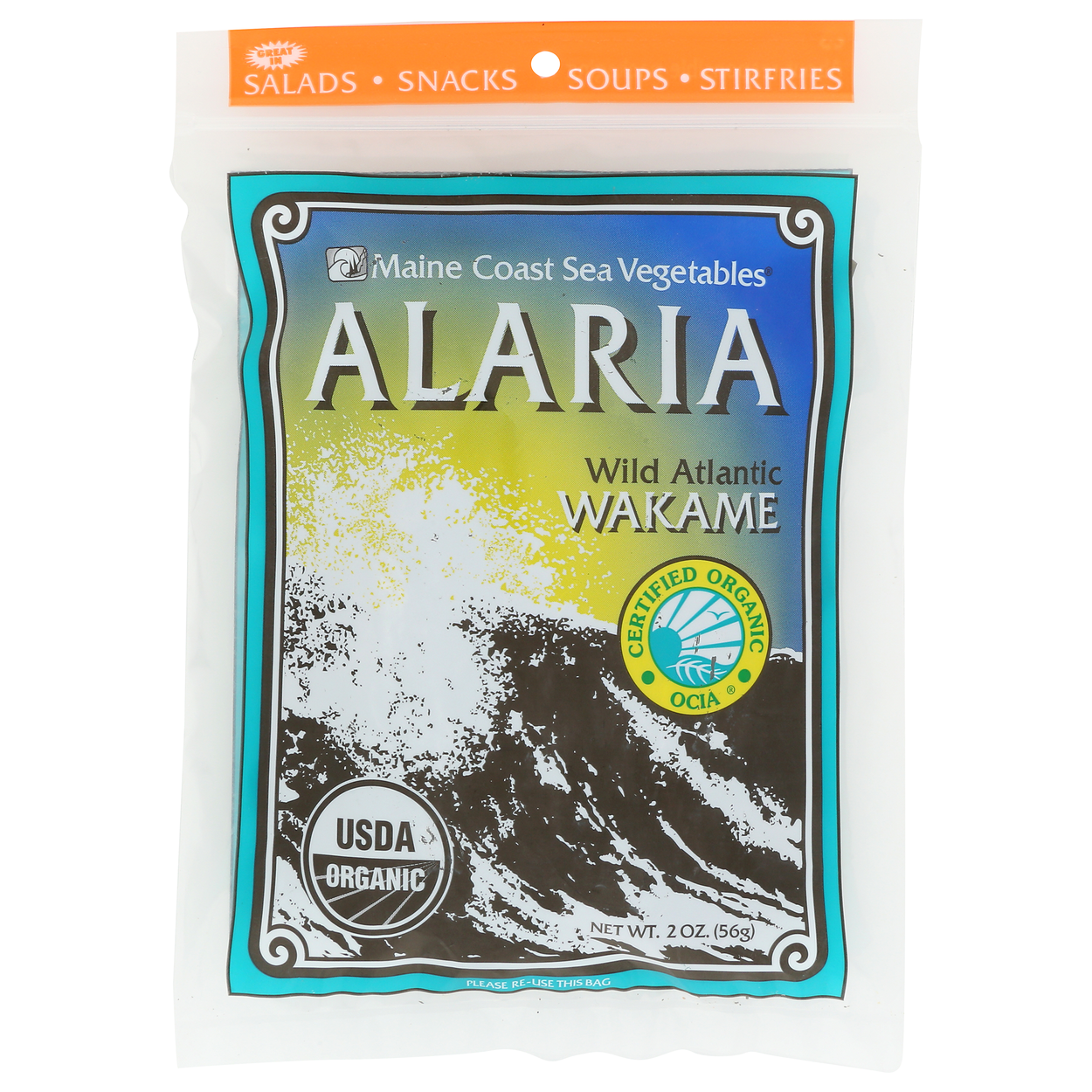 Maine Coast Sea Vegetables Alaria, Whole Plant, Organic - Azure