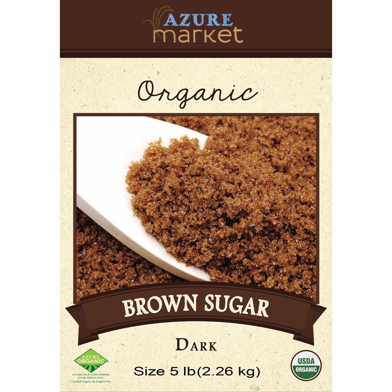 Azure Market Organics Brown Sugar, Dark, Organic - Azure Standard