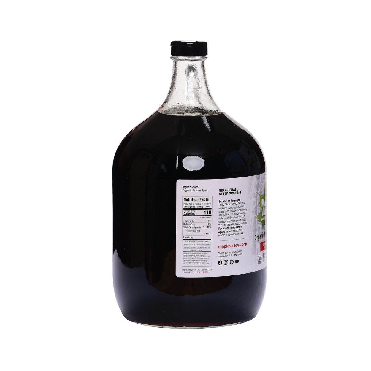 Maple Valley Coop Maple Syrup, Grade A Dark Robust, Organic