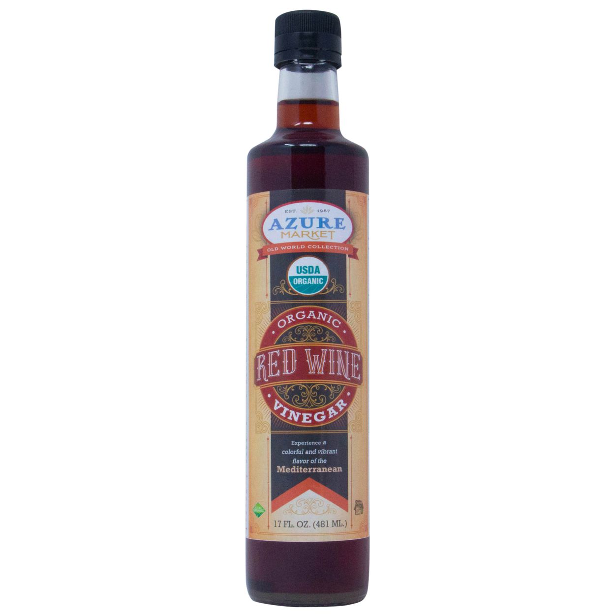 Azure Market Organics Vinegar, Red Wine, Organic - Azure Standard