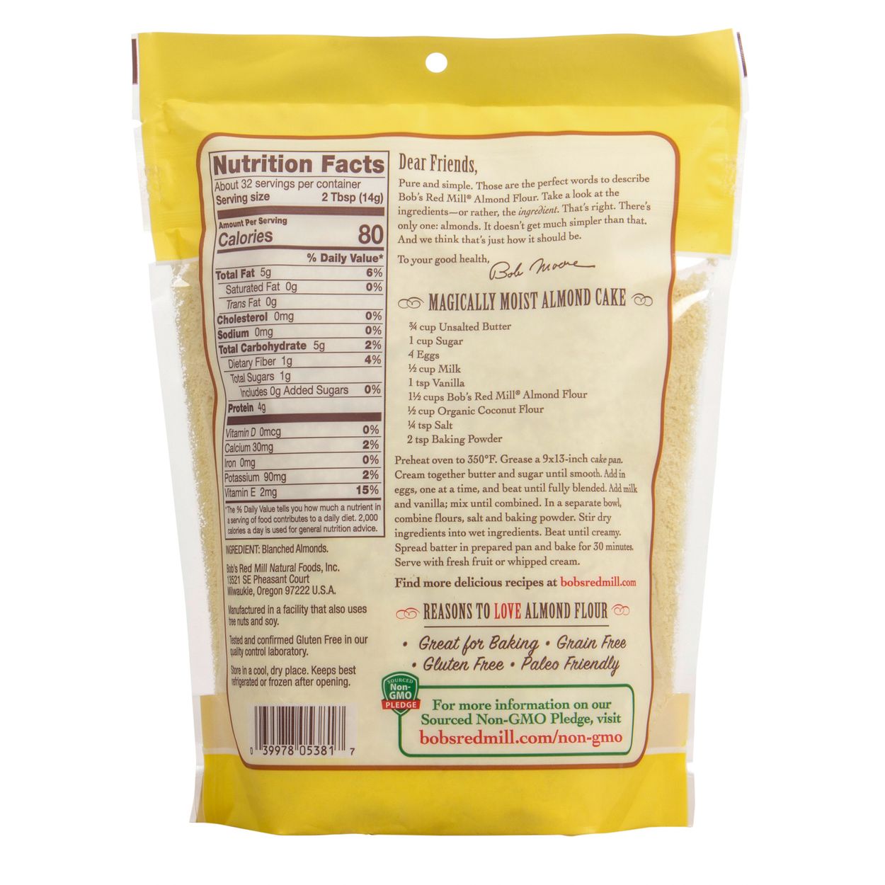 Bob's Red Mill Almond Meal Flour - Azure Standard