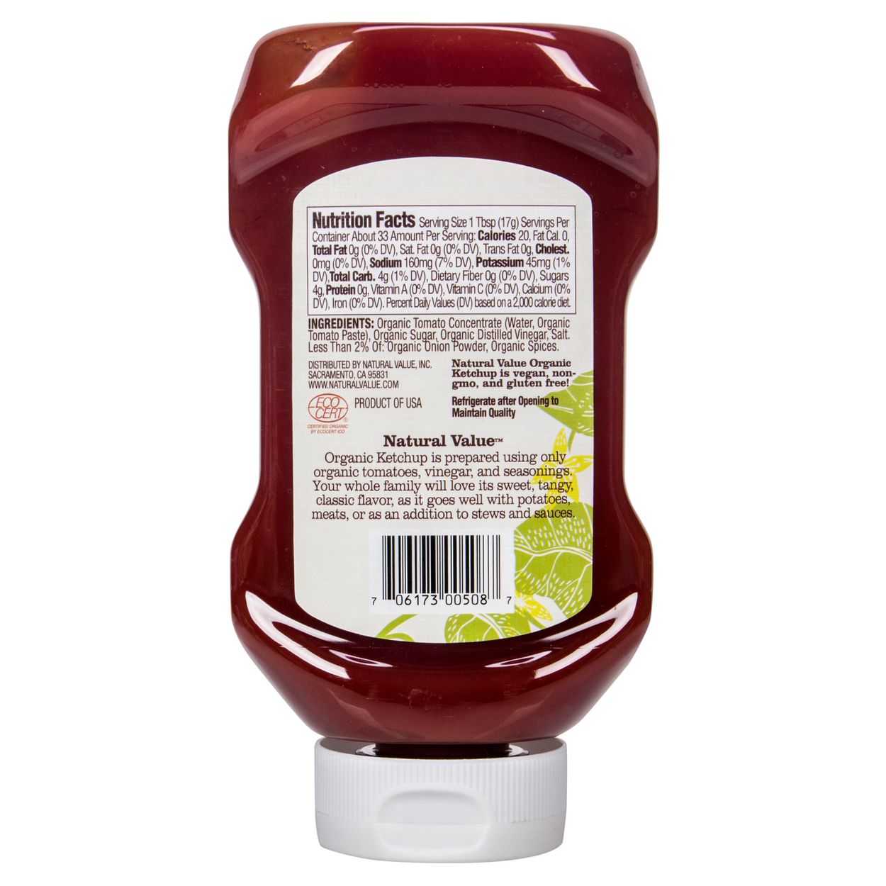 Natural Value Ketchup, Organic - Azure Standard