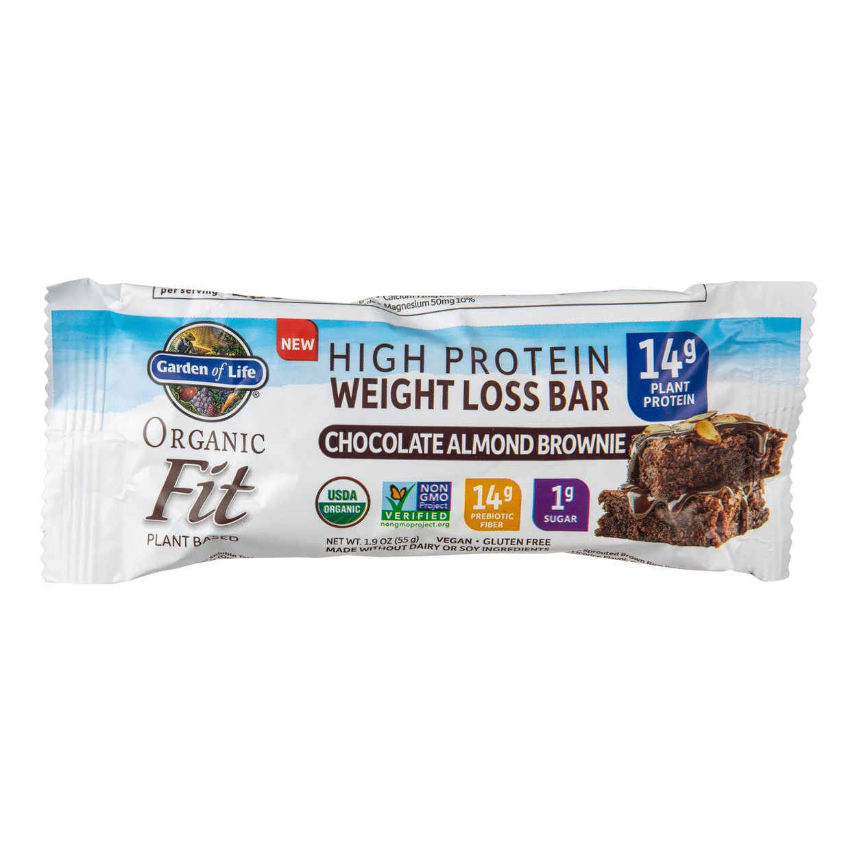 Garden Of Life Fit Protein Bar Chocolate Almond Brownie