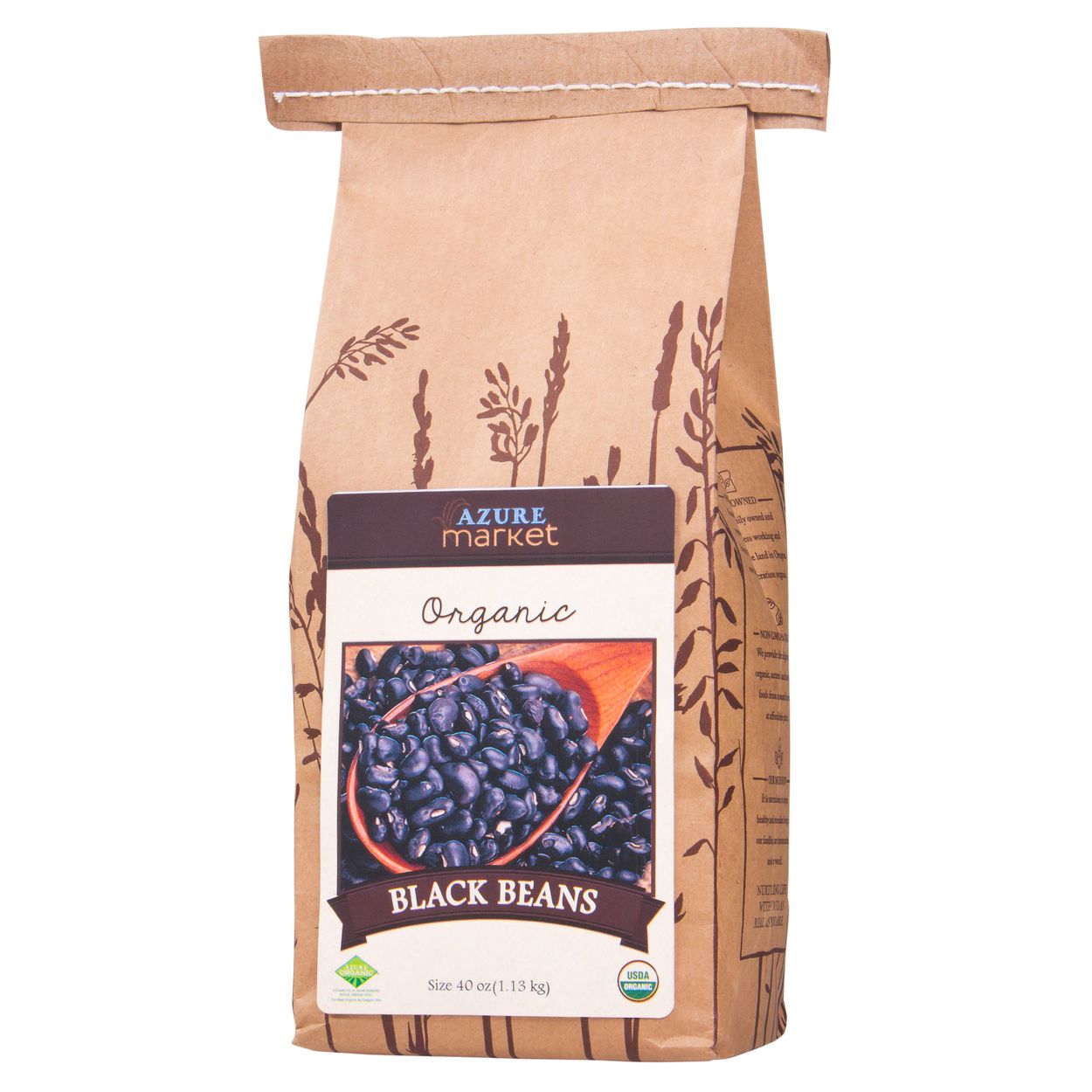 Azure Market Organics Black Beans, Organic - Azure Standard