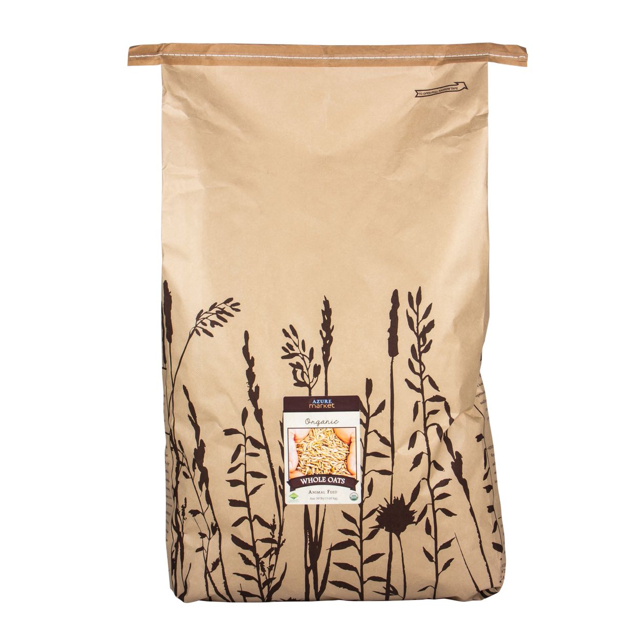 Azure Market Organic Whole Oats With Hulls Animal Feed