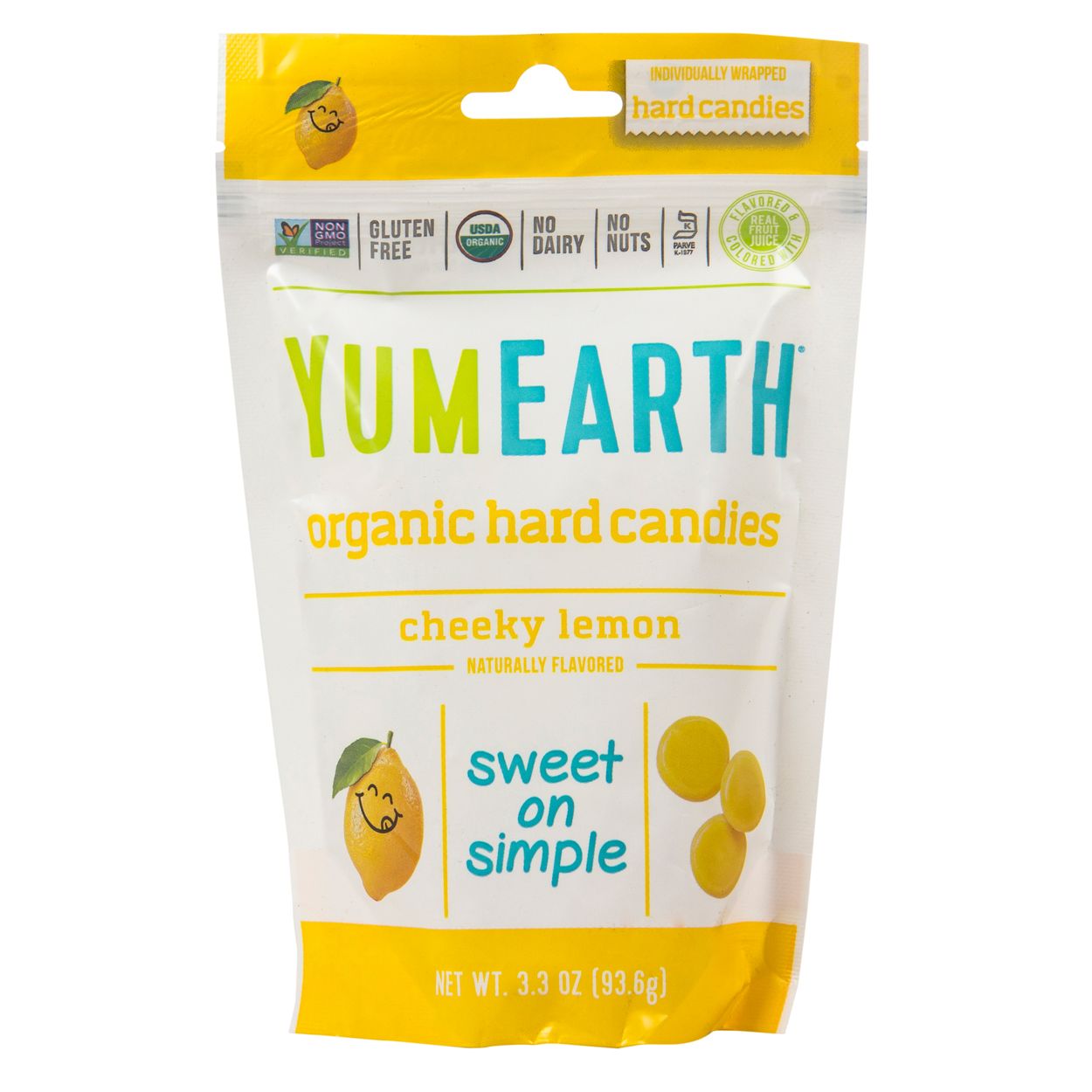 あめ Yum Earth Drops, Cheeky Lemon, Organic - Azure Standard