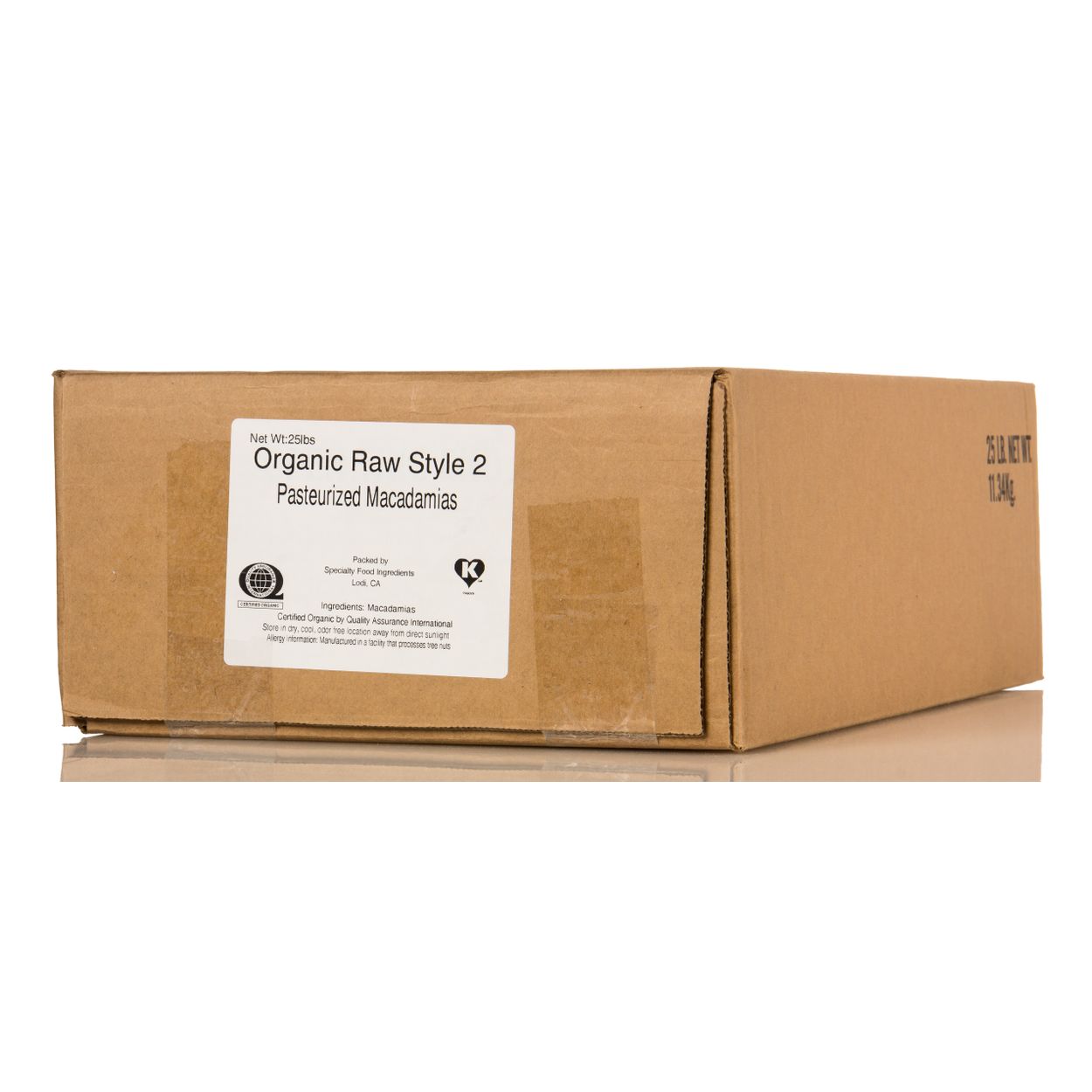 Azure Market Organics Macadamia Nuts, Raw Pieces, Unsalted