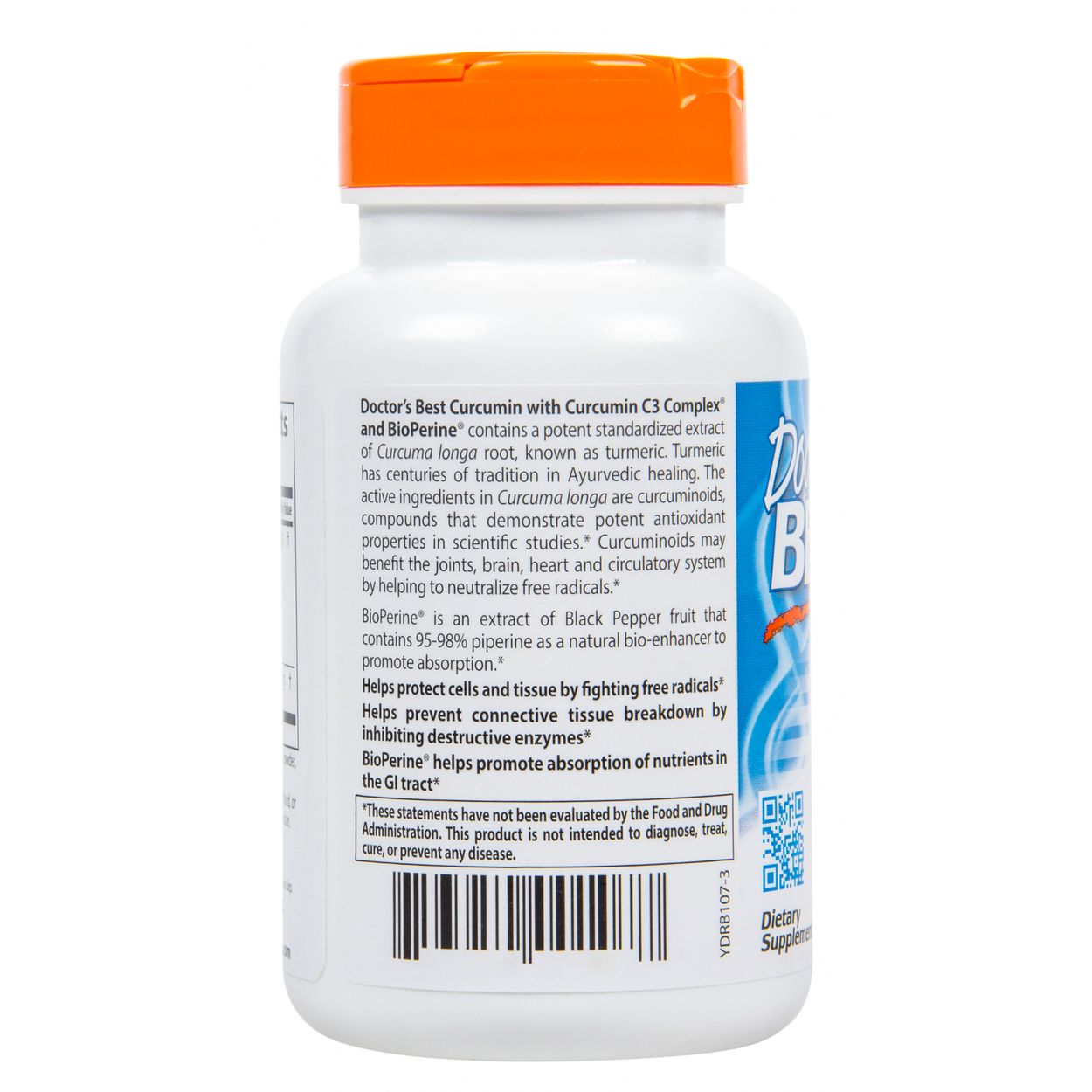 Doctor's Best Curcumin C3 Complex with Bioperine 500mg ...