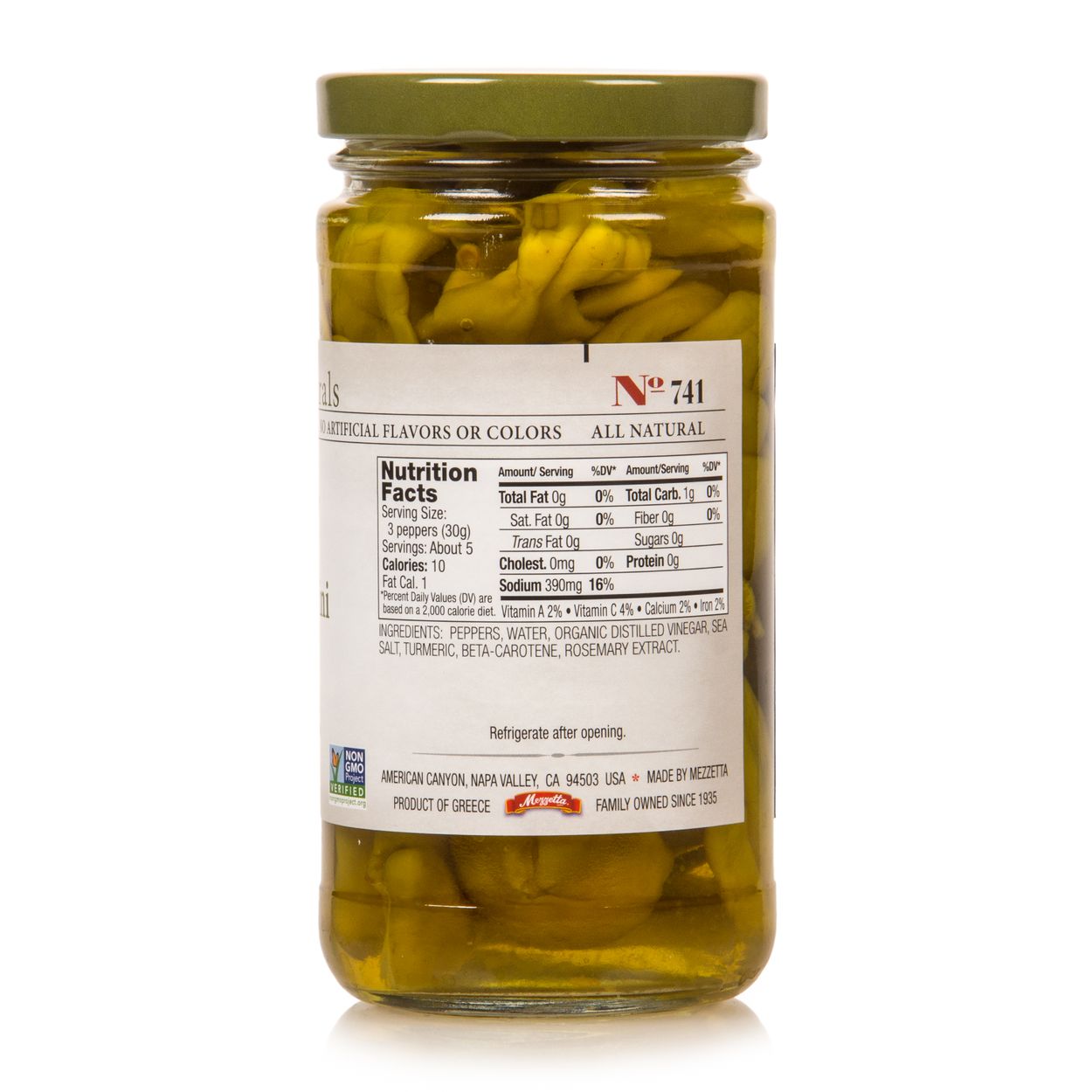 Jeff's Garden Golden Greek Peperoncini, Whole - Azure Standard