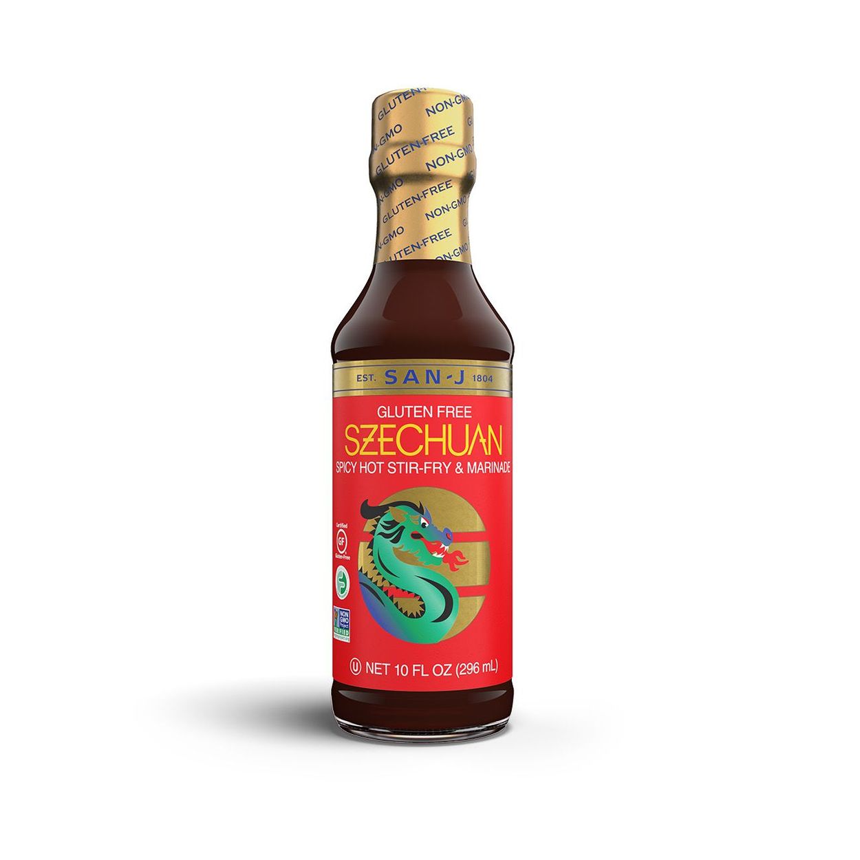 suuuuchan★ San-J Szechuan, Hot & Spicy Sauce, Gluten Free - Azure Standard