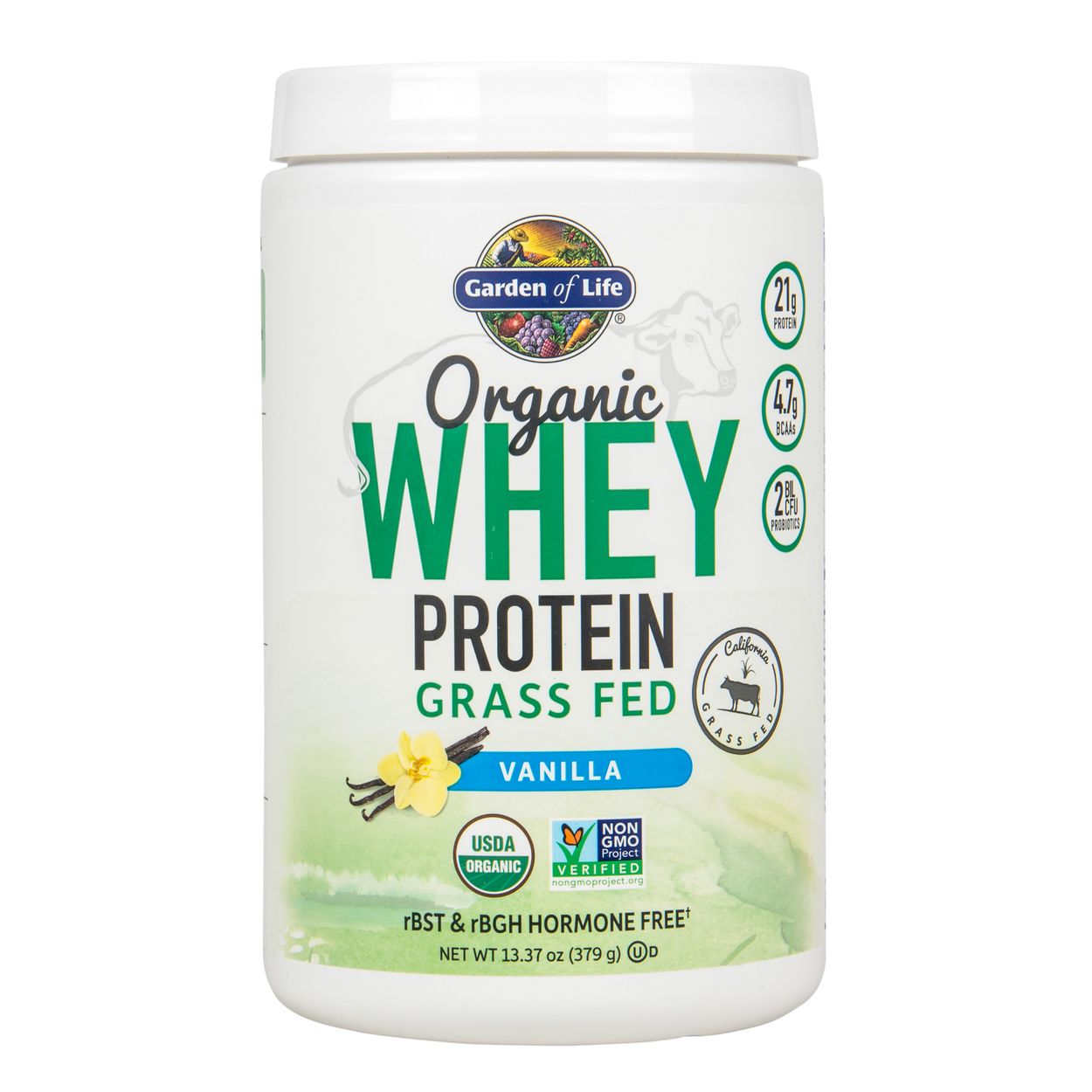 Garden Of Life Protein Powder Whey Vanilla Grass Fed Organic