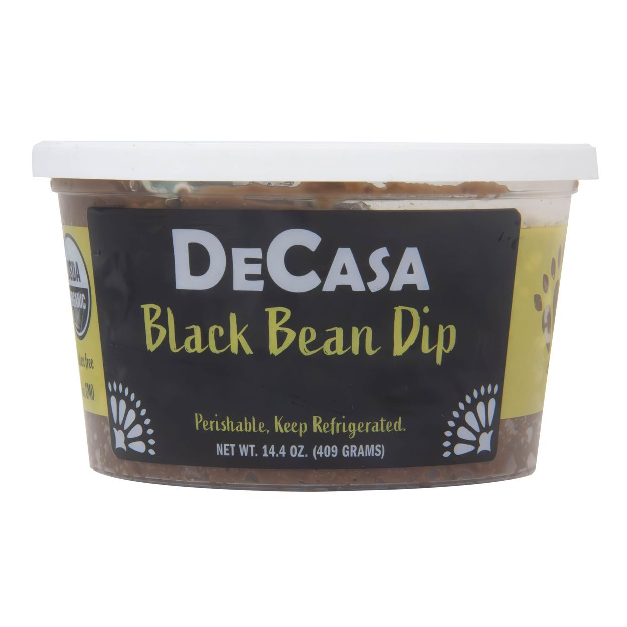 De Casa Bean Dip, Black, Organic - Azure Standard