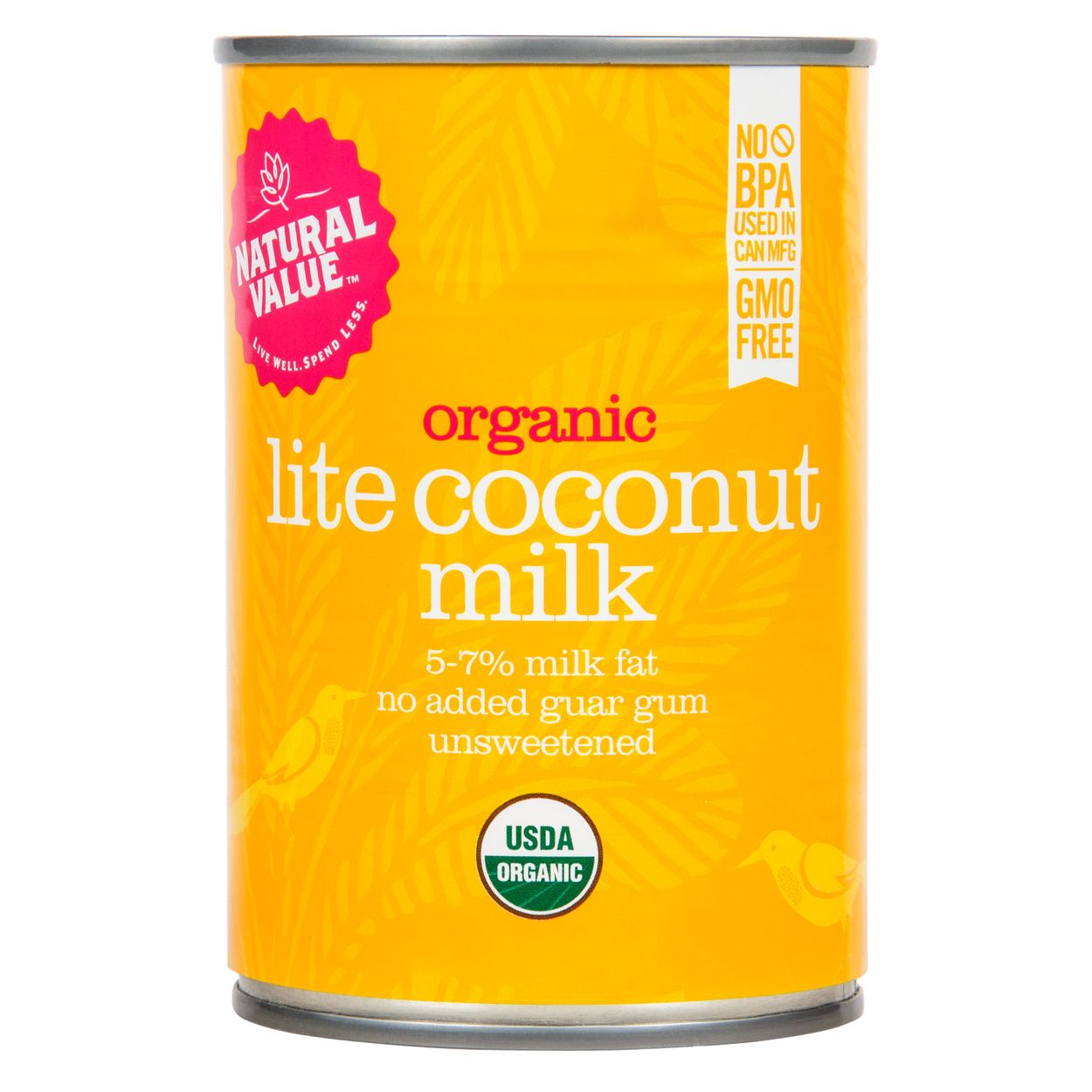 Natural Value Coconut Milk, Lite, Organic - Azure Standard