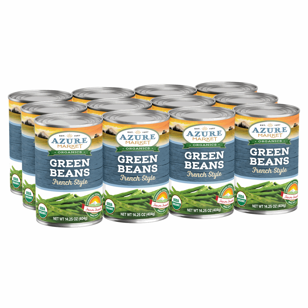 Azure Market Organics Green Beans, French Style, Organic - Azure