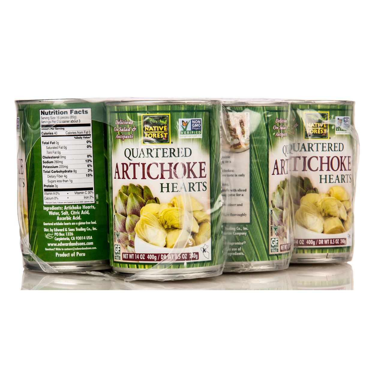 Native Forest Artichoke Hearts, Quartered, Organic - Azure Standard