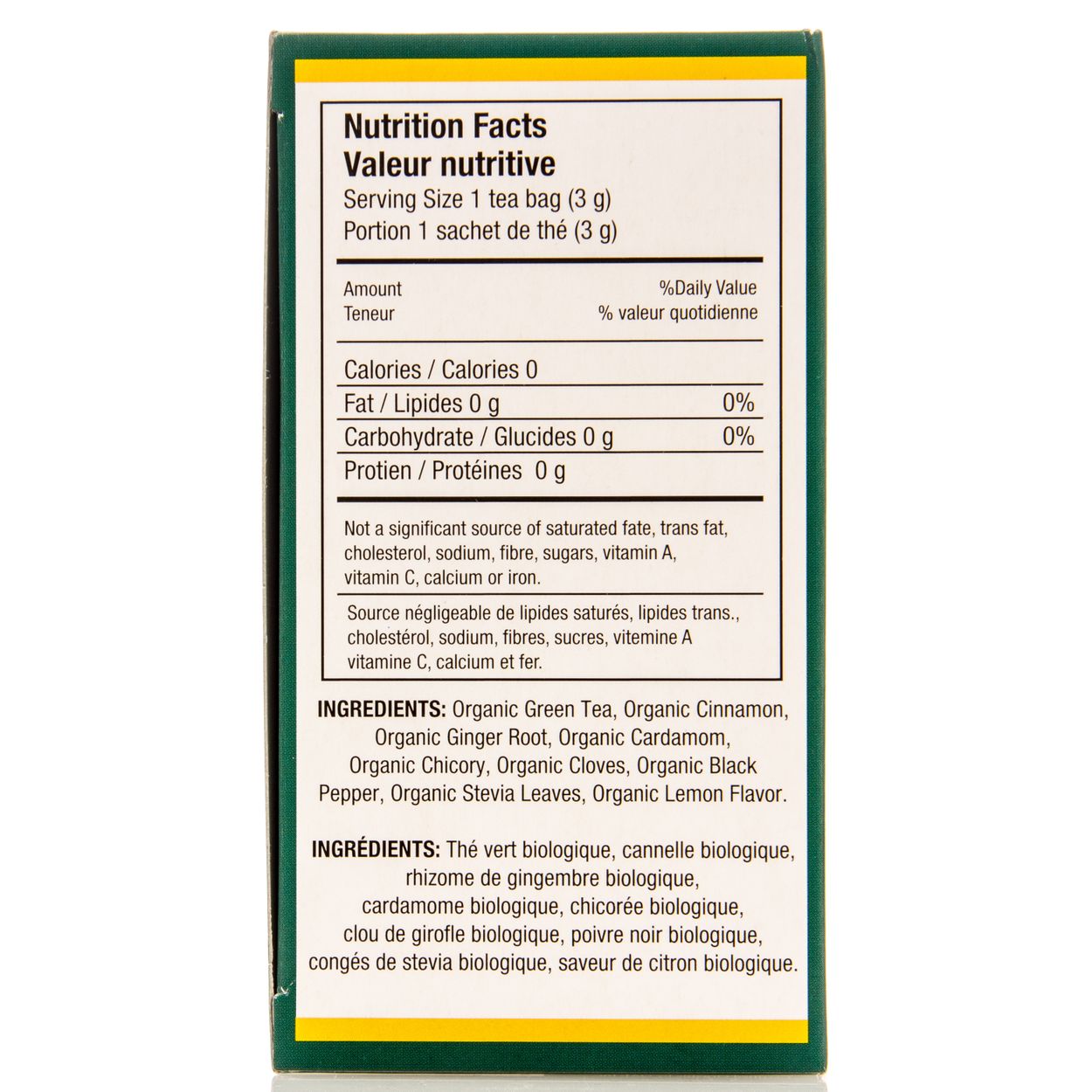 Chai Green Tea Nutrition Facts Besto Blog