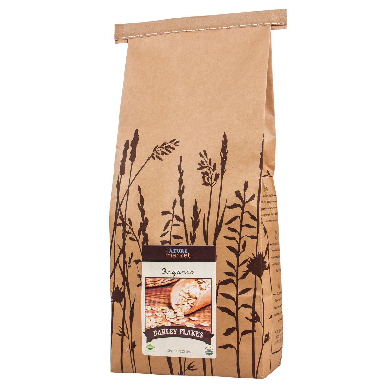 Azure Market Organics Barley Flakes Rolled Organic Azure Standard