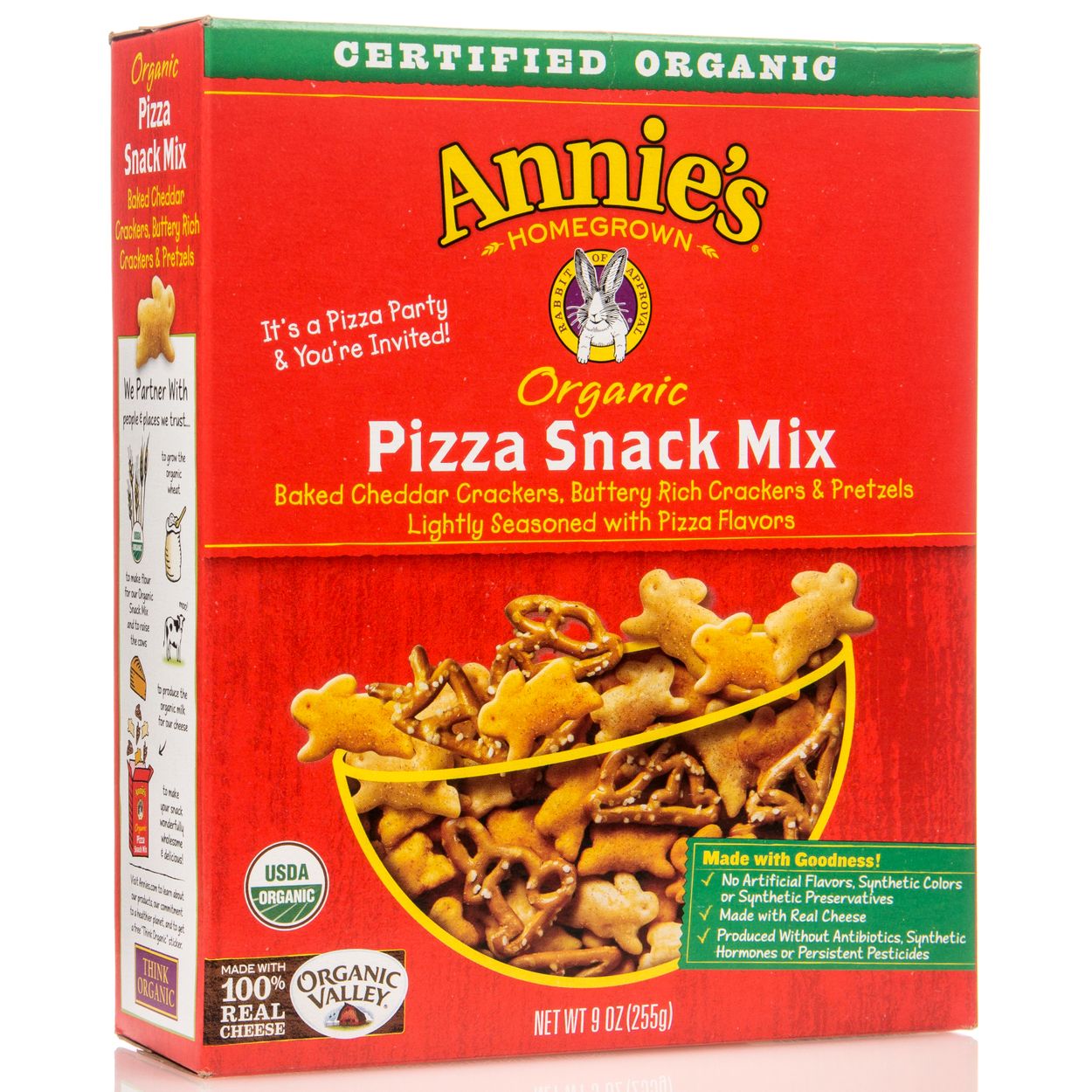 Annie's Snack Mix Pizza Crackers & Pretzels, Organic - Azure Standard