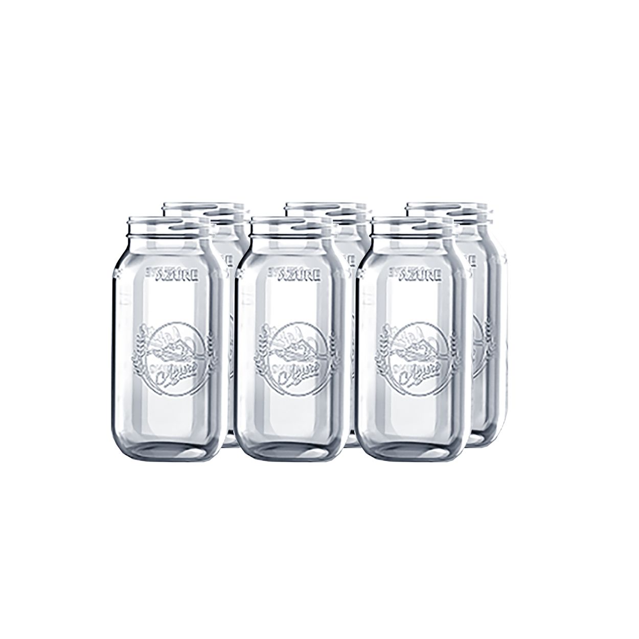 Pressure canning half gallon jars top