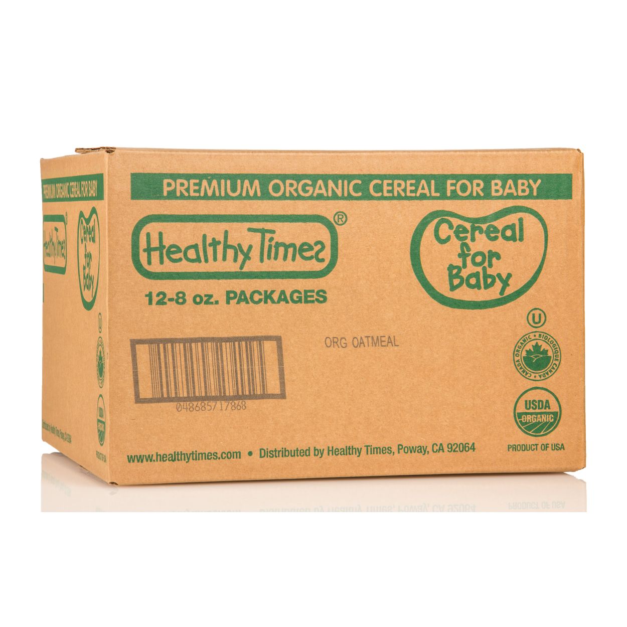 Healthy times baby cereal oatmeal top