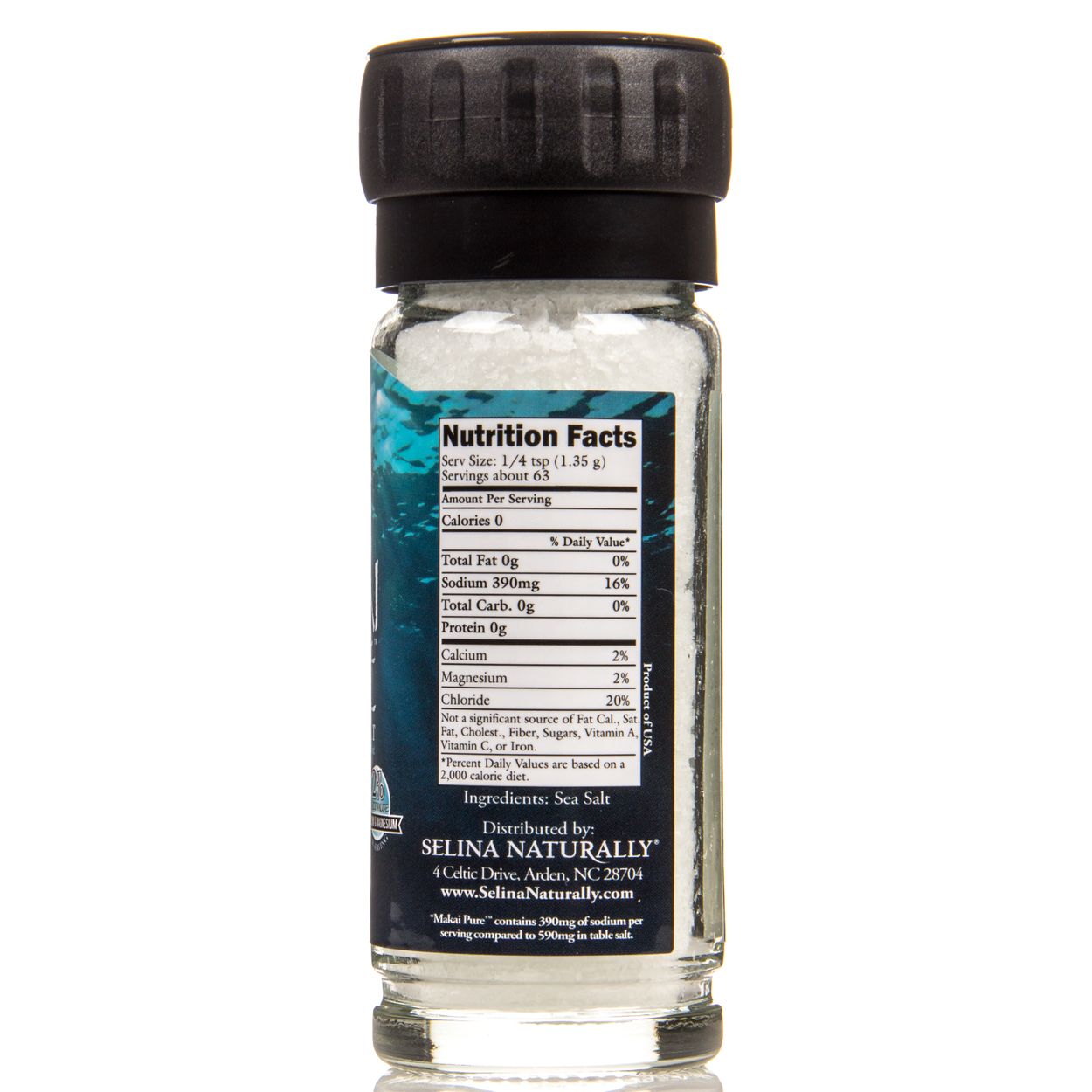 Celtic Sea Salt Makai Pure Salt Grinder - Azure Standard