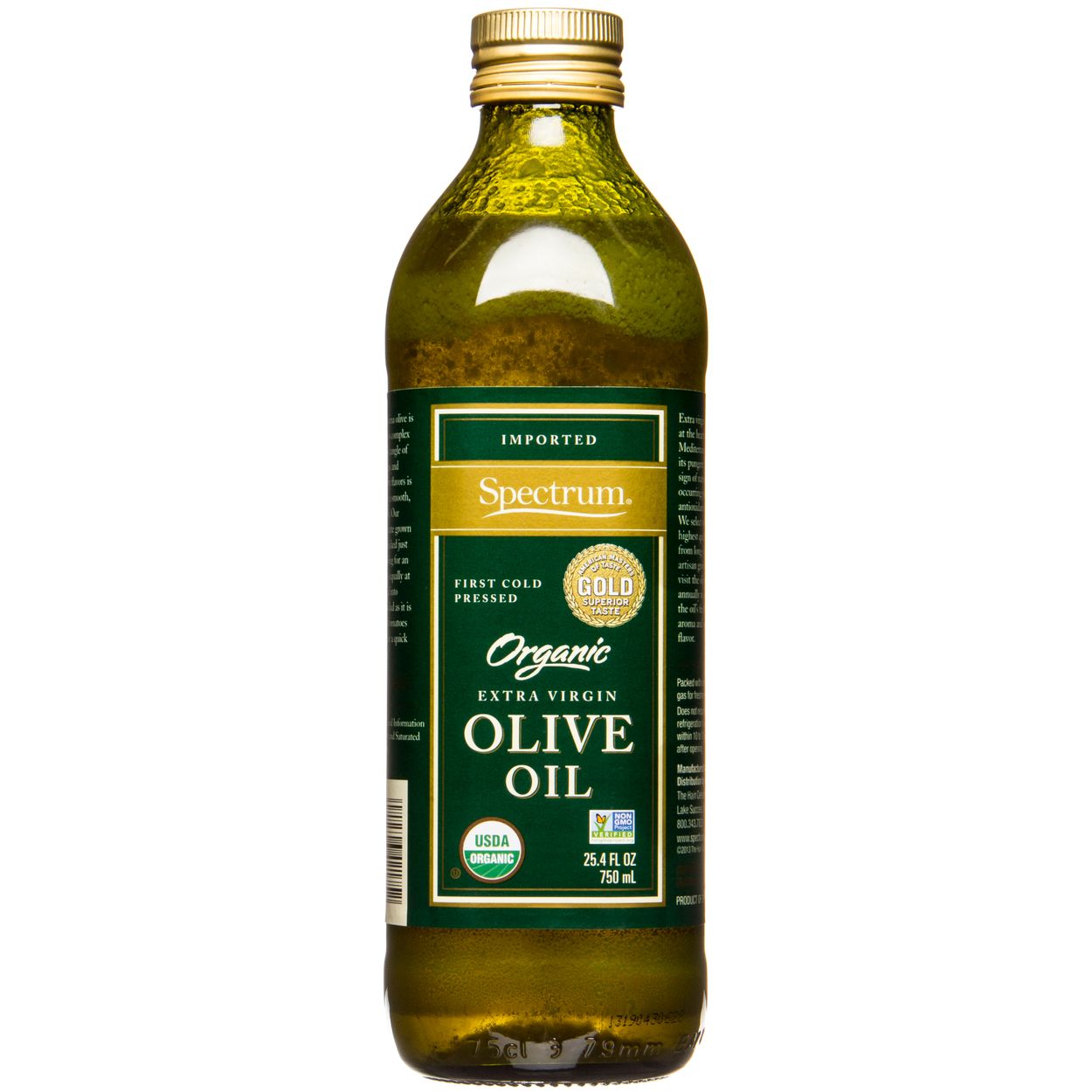 Spectrum Olive Oil, Extra Virgin, Organic - Azure Standard
