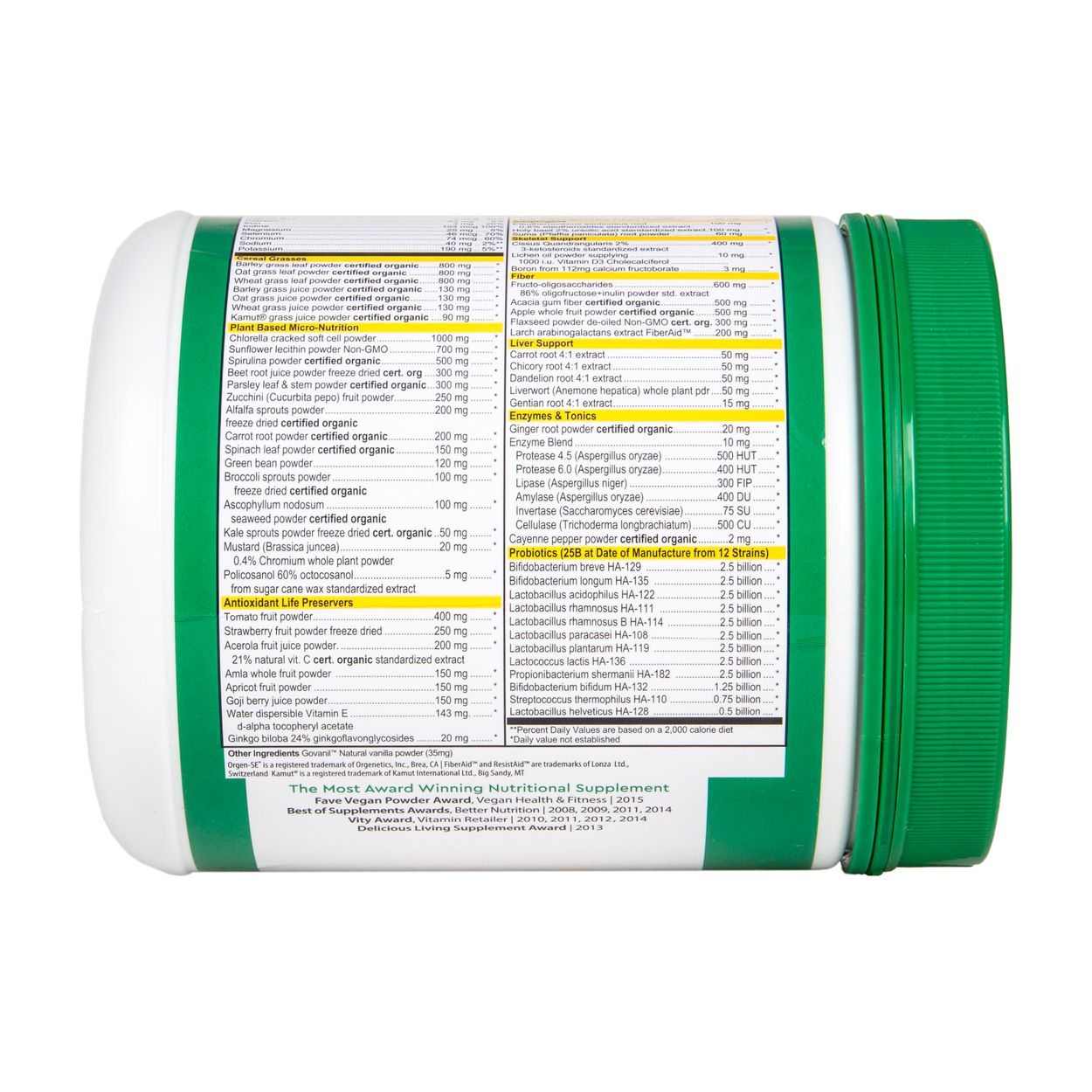 Vibrant Health Green Vibrance, Family Size - Azure Standard