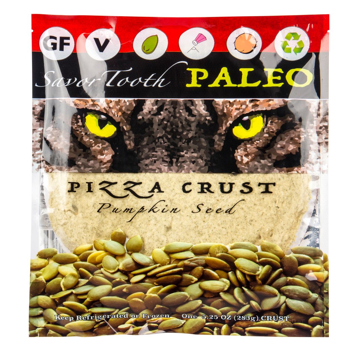 Savor Tooth Paleo Pizza Crust, 10 inch, Pumpkin Seed, Organic