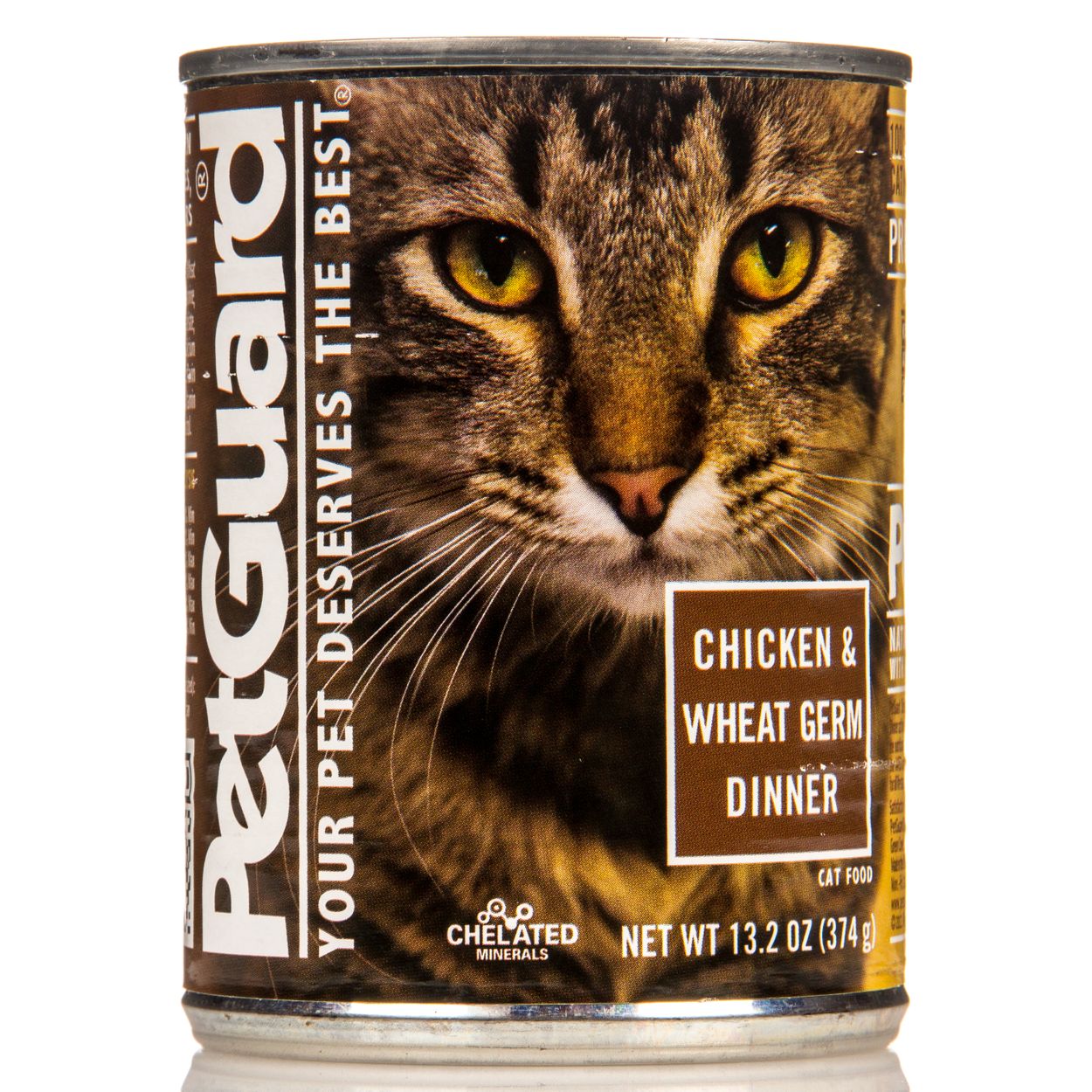 Petguard Cat Food Canned Chicken Wheat Germ Dinner Azure